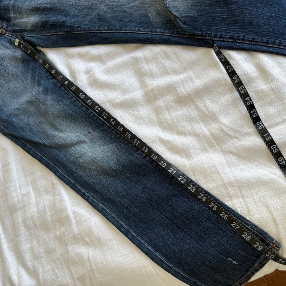 Christian Audigier Y2K Est‎ Denim 1958 Skull Embroidered Jeans Mens 27x33